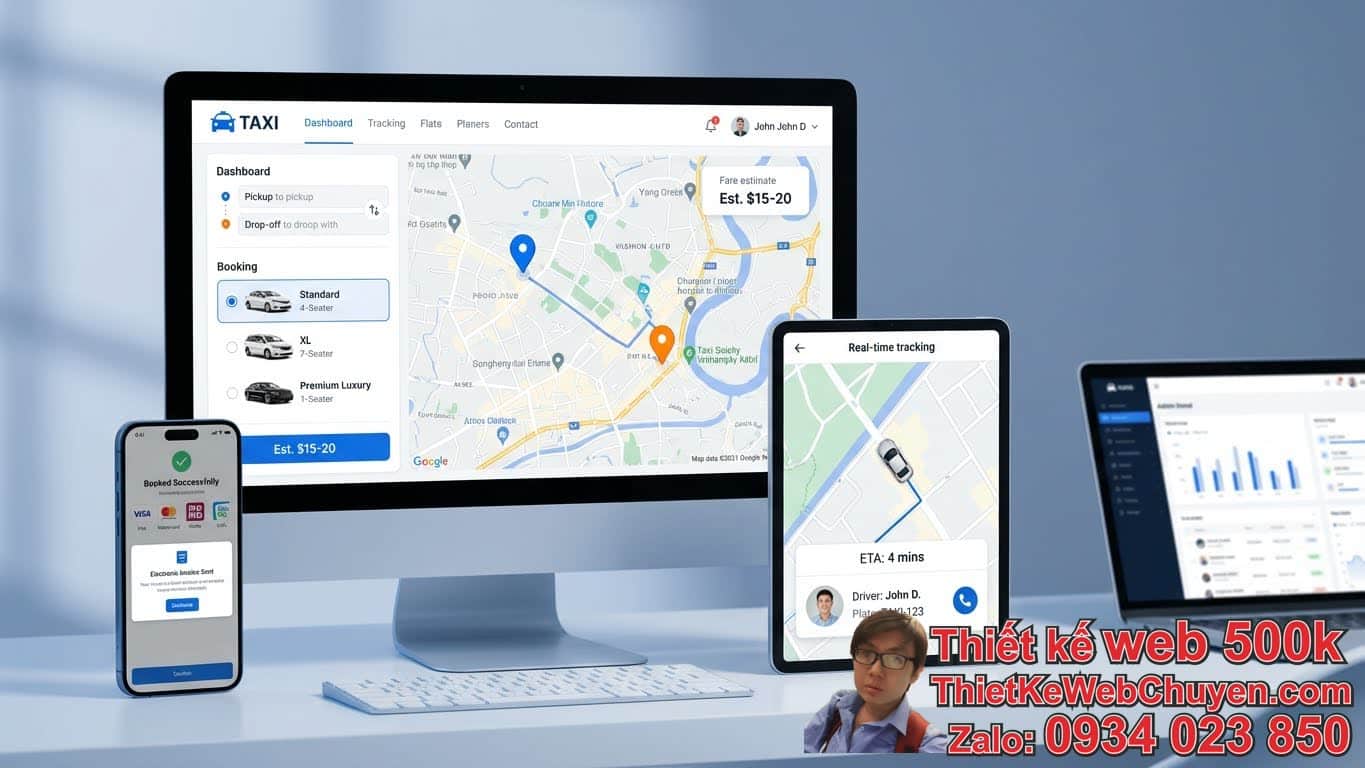Thiết Kế Web Taxi Cần Những Tính Năng Gì Để Thu Hút Khách Hàng? Thiết Kế Web Taxi Cần Những Tính Năng Gì Để Thu Hút Khách Hàng?