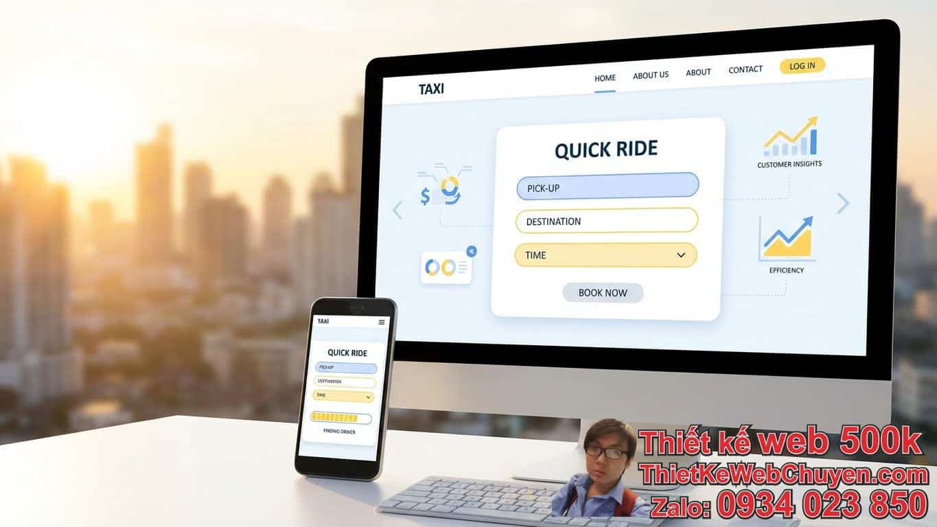 Thiết kế web taxi có form đặt xe nhanh là gì và tại sao nó quan trọng? Thiết kế web taxi có form đặt xe nhanh là gì và tại sao nó quan trọng?