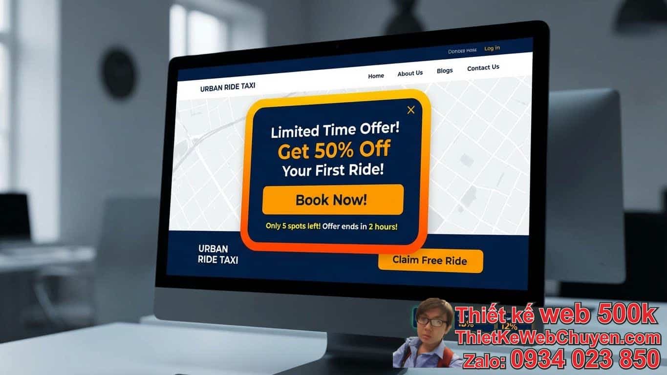 Thiết Kế Web Taxi Có Pop-up Khuyến Mãi Cần Những Yếu Tố Nào Để Hiệu Quả? Thiết Kế Web Taxi Có Pop-up Khuyến Mãi Cần Những Yếu Tố Nào Để Hiệu Quả?