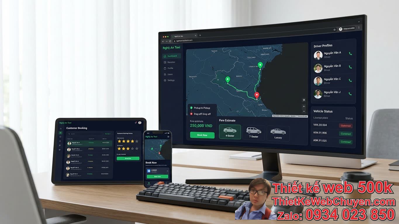 Thiết kế web taxi Nghệ An bao gồm những tính năng cơ bản nào? Thiết kế web taxi Nghệ An bao gồm những tính năng cơ bản nào?