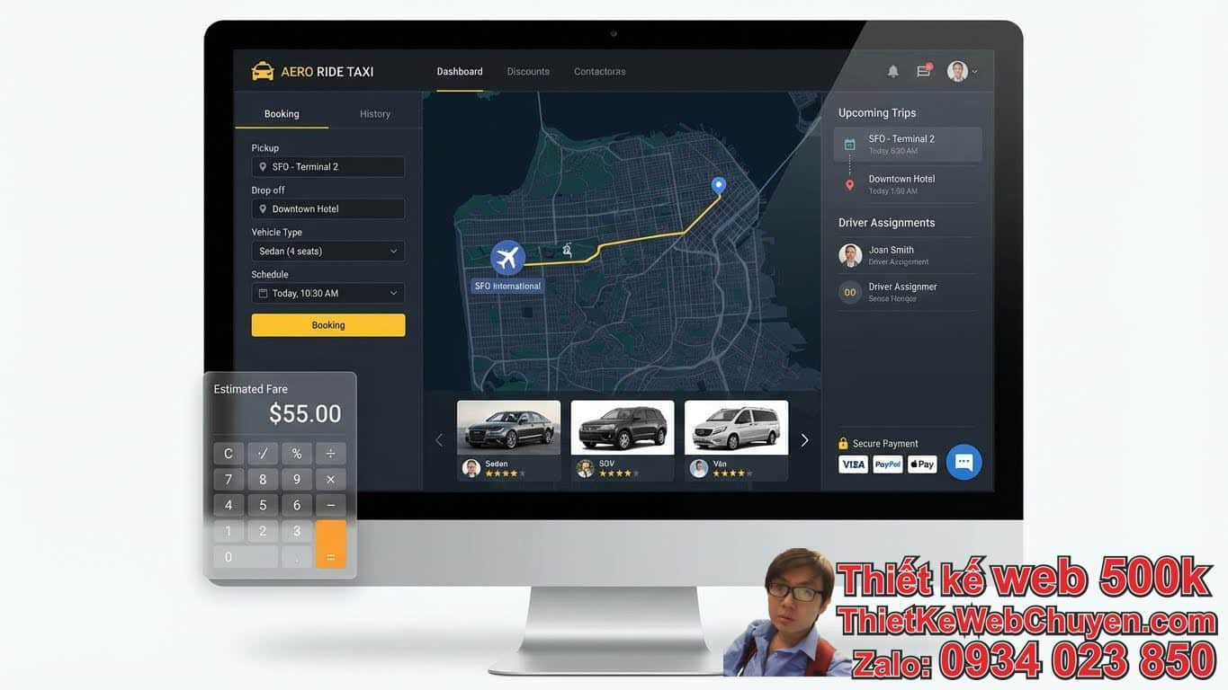 Thiết Kế Web Taxi Sân Bay: Những Tính Năng Cần Có Của Một Website Taxi Sân Bay
Hiệu Quả? Thiết Kế Web Taxi Sân Bay: Những Tính Năng Cần Có Của Một Website Taxi Sân Bay
Hiệu Quả?