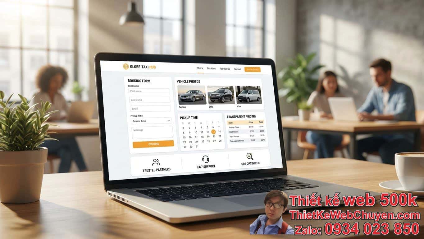 Thiết Kế Web Taxi Sân Bay: Tại Sao Doanh Nghiệp Taxi Sân Bay Cần Một Website
Chuyên Nghiệp? Thiết Kế Web Taxi Sân Bay: Tại Sao Doanh Nghiệp Taxi Sân Bay Cần Một Website
Chuyên Nghiệp?