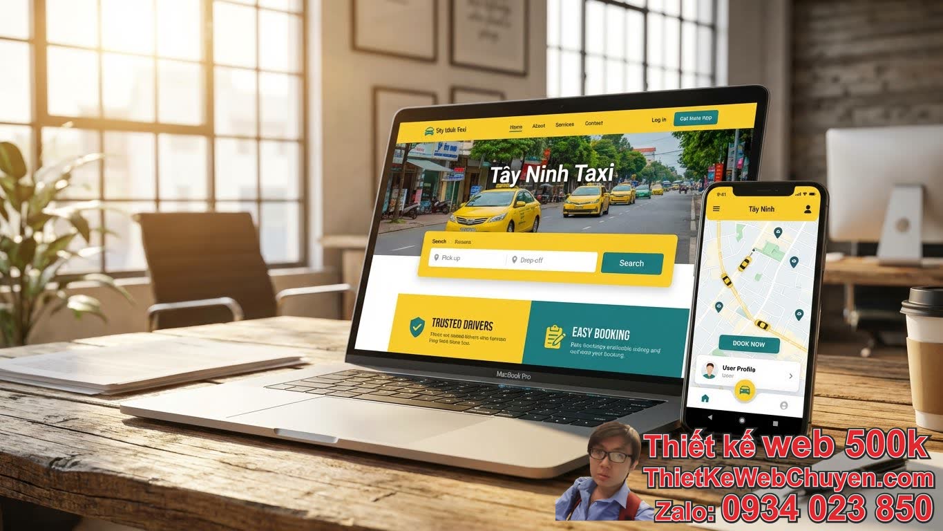 Thiết kế web taxi Tây Ninh: Tại sao doanh nghiệp taxi của bạn cần một website
chuyên nghiệp? Thiết kế web taxi Tây Ninh: Tại sao doanh nghiệp taxi của bạn cần một website
chuyên nghiệp?