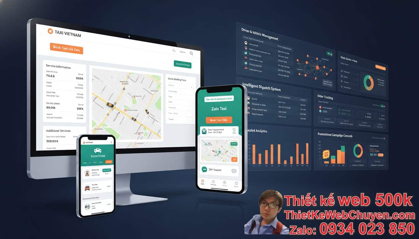 Thiết Kế Web Taxi Tích Hợp Đặt Xe Qua Zalo OA: Tại Sao Lại Quan Trọng Đến Vậy? Thiết Kế Web Taxi Tích Hợp Đặt Xe Qua Zalo OA: Tại Sao Lại Quan Trọng Đến Vậy?