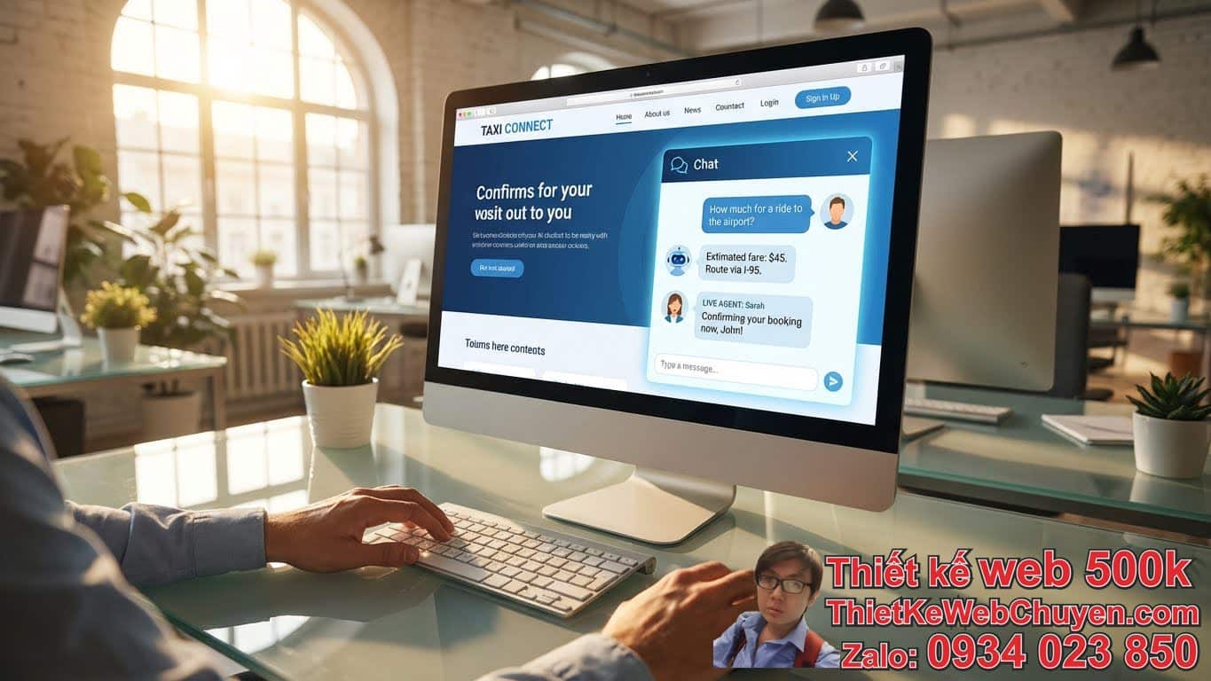 Thiết kế web taxi tích hợp chat trực tuyến là gì và tại sao cần thiết? Thiết kế web taxi tích hợp chat trực tuyến là gì và tại sao cần thiết?