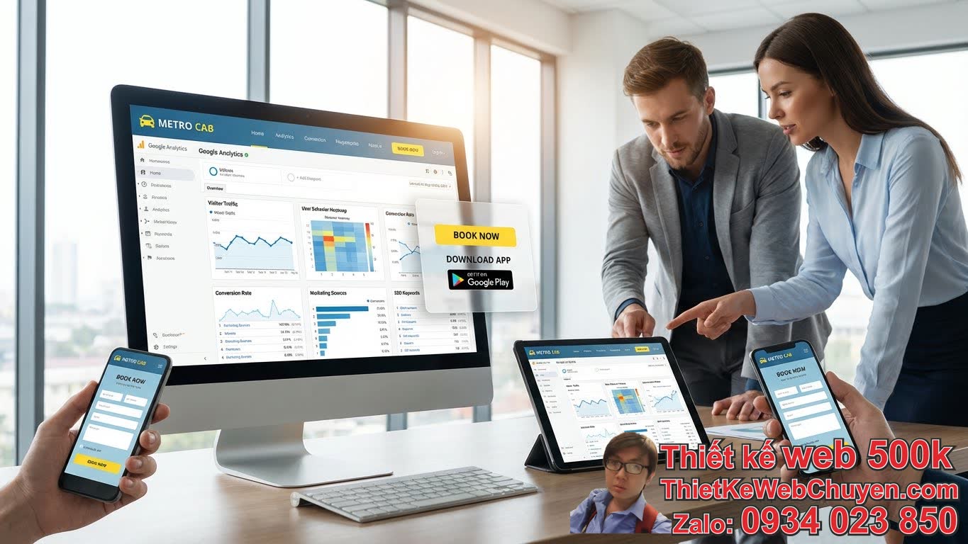 Thiết kế web taxi tích hợp Google Analytics mang lại lợi ích gì? Thiết kế web taxi tích hợp Google Analytics mang lại lợi ích gì?