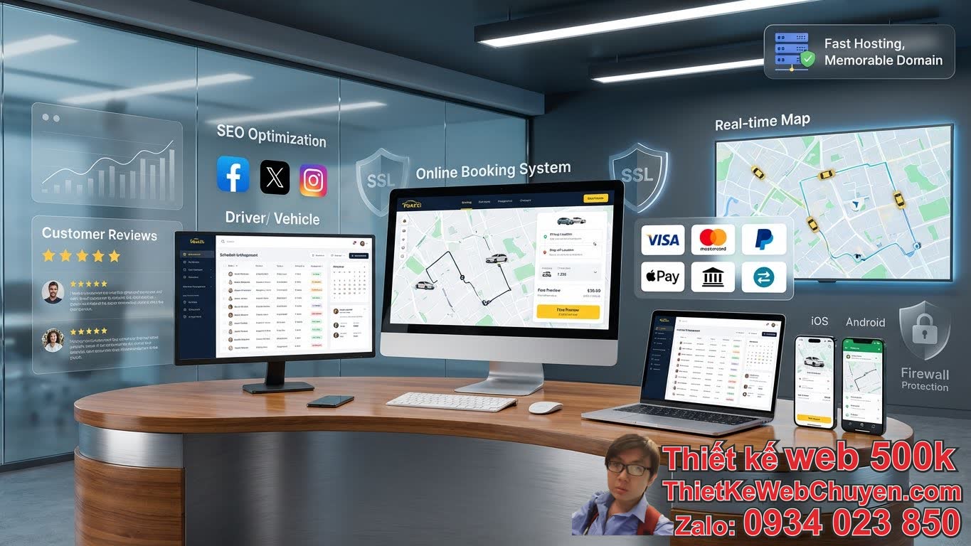 Thiết Kế Web Taxi Trọn Gói Giá Tốt Bao Gồm Những Gì? Thiết Kế Web Taxi Trọn Gói Giá Tốt Bao Gồm Những Gì?