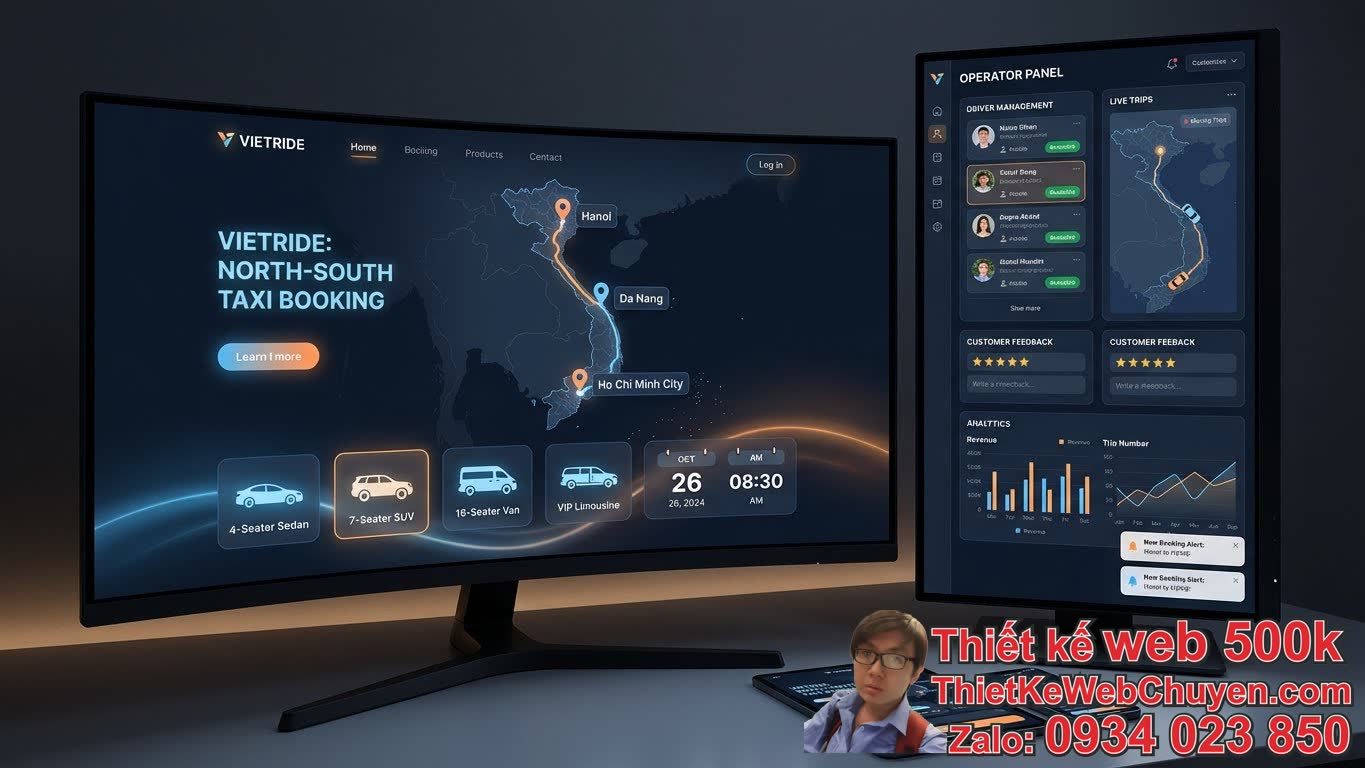 Thiết Kế Web Taxi Đường Dài Bắc Nam Cần Những Tính Năng Gì? Thiết Kế Web Taxi Đường Dài Bắc Nam Cần Những Tính Năng Gì?