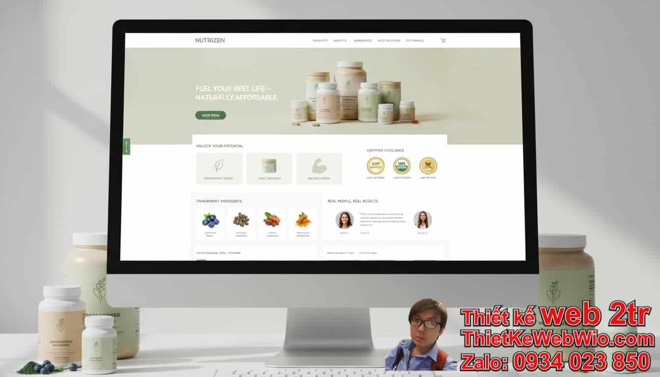 Thiết Kế Web Thực Phẩm Chức Năng Giá Rẻ Có Thật Sự Hiệu Quả? Thiết Kế Web Thực Phẩm Chức Năng Giá Rẻ Có Thật Sự Hiệu Quả?