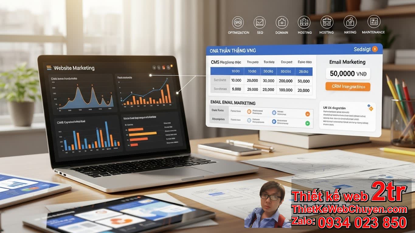 Thiết kế web tích hợp Email Marketing Bao Nhiêu Tiền? Báo Giá Chi Tiết và Bí
Quyết Tiết Kiệm