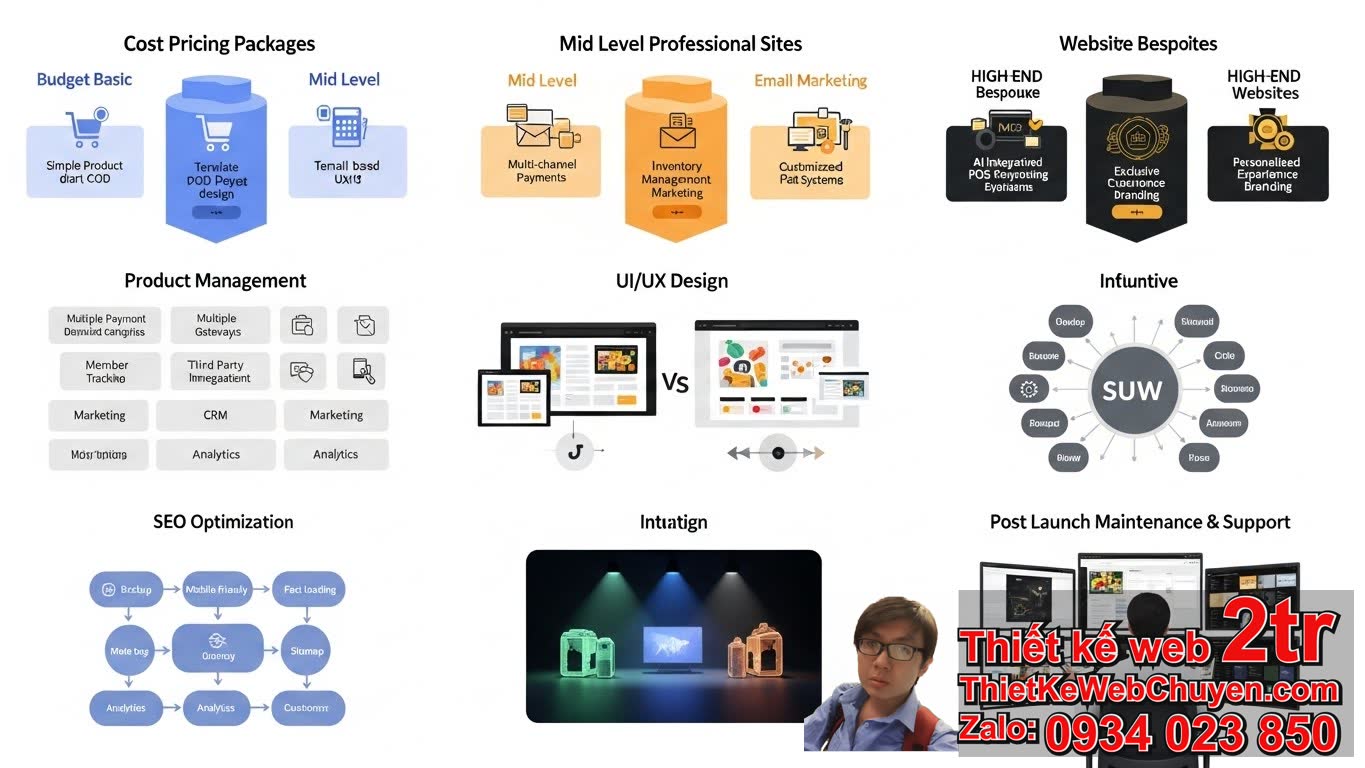Thiết Kế Web Tiệm Bán Tạp Hóa Bao Nhiêu Tiền Phụ Thuộc Vào Yếu Tố Nào?