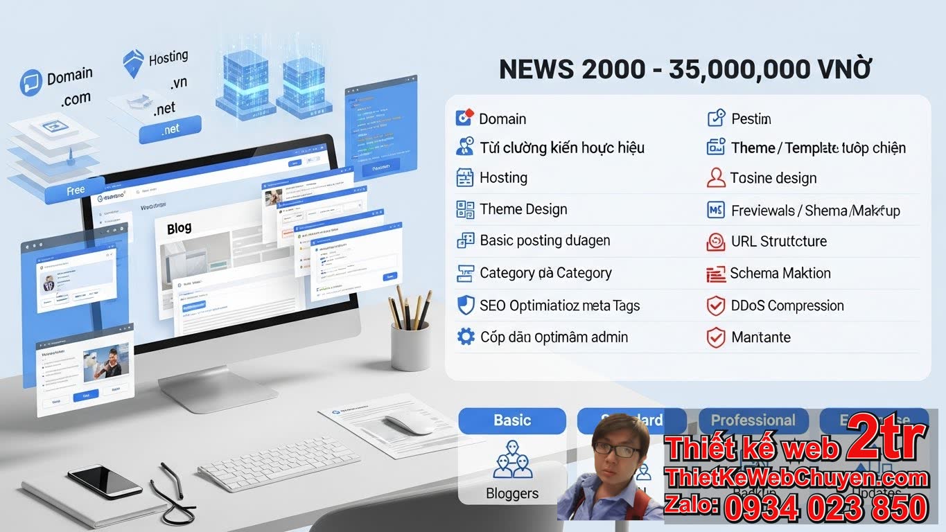 Thiết kế web tin tức blog review bao nhiêu tiền? Tổng quan các yếu tố ảnh hưởng
đến chi phí
