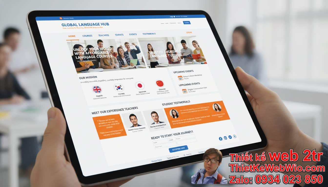 Thiết kế web trung tâm ngoại ngữ giá rẻ: Tại sao lại là lựa chọn tối ưu cho
trung tâm của bạn? Thiết kế web trung tâm ngoại ngữ giá rẻ: Tại sao lại là lựa chọn tối ưu cho
trung tâm của bạn?