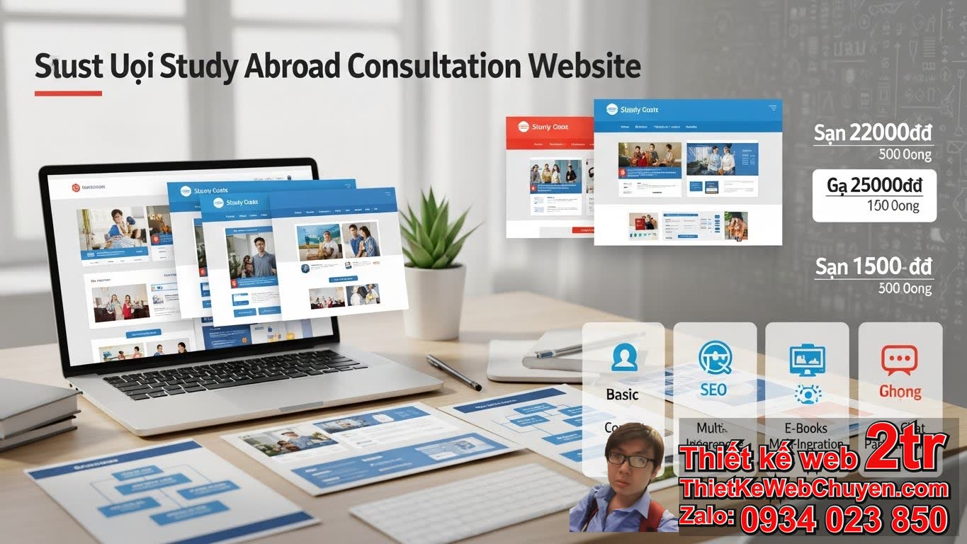 Thiết Kế Web Tư Vấn Du Học Bao Nhiêu Tiền: Yếu Tố Ảnh Hưởng Đến Chi Phí?
