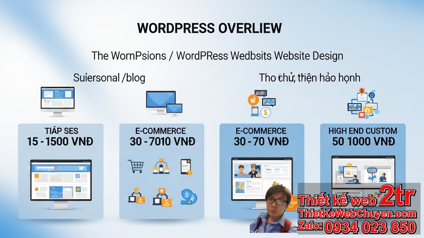 Thiết kế web WordPress bao nhiêu tiền? Bảng giá tổng quan