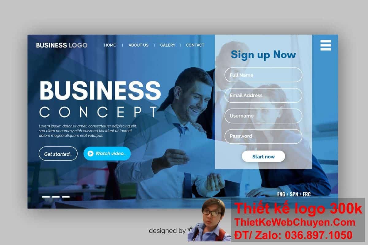 thiết kế web wordpress website doanh nghiệp