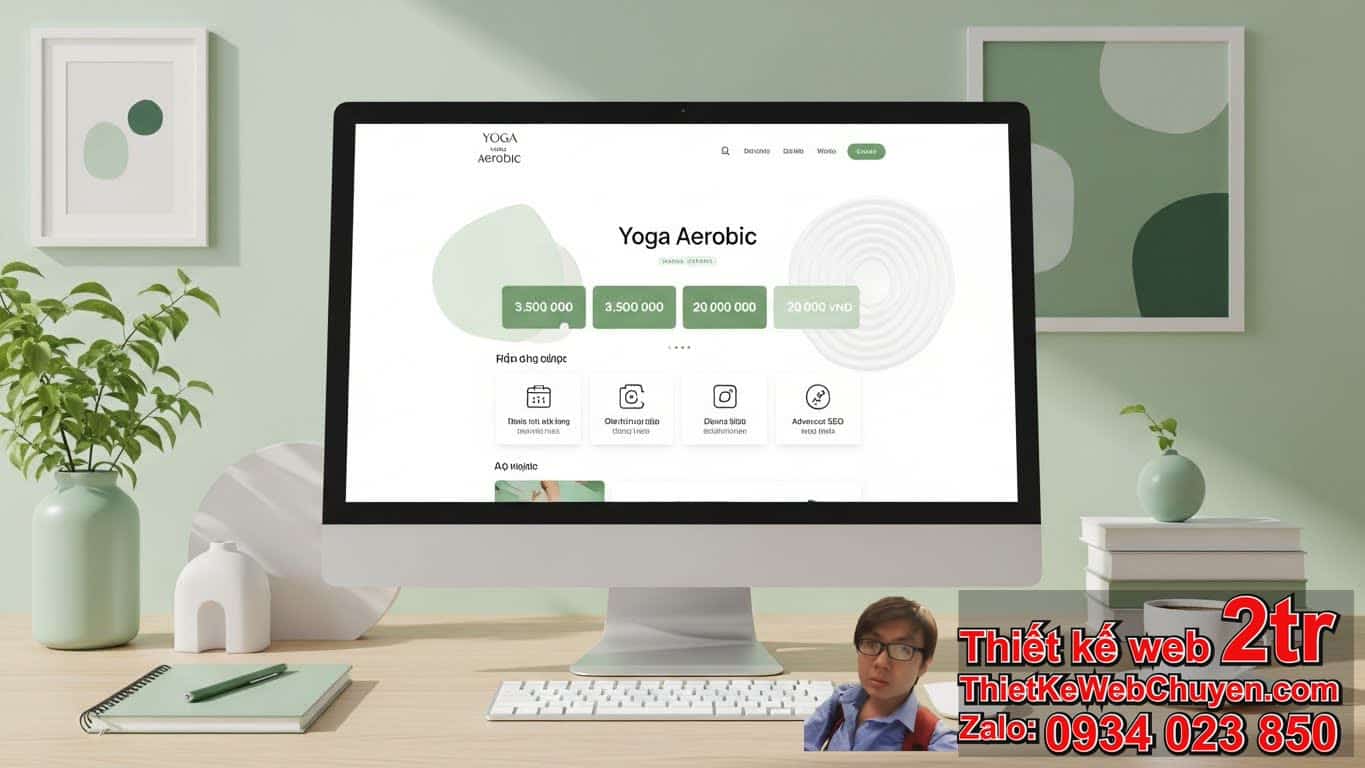 Thiết kế web yoga aerobic bao nhiêu tiền? Tổng quan về chi phí