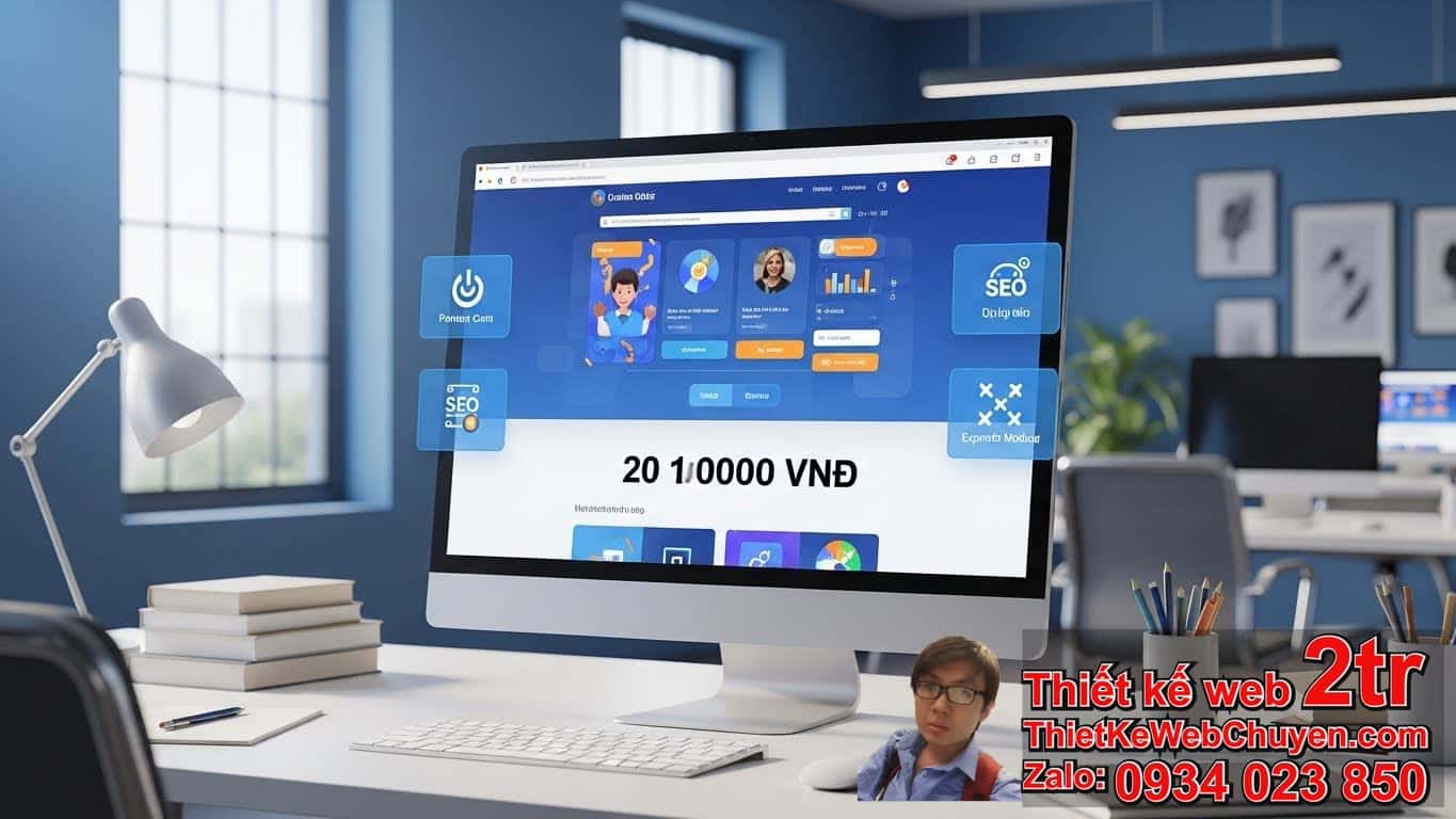 Thiết kế website 20 triệu gồm những gì? Tổng Quan Chi Tiết