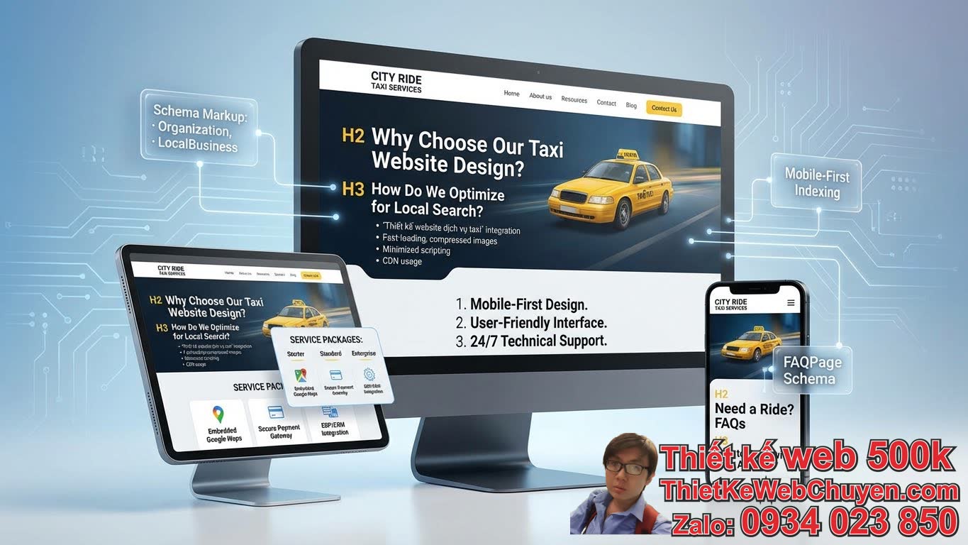 Thiết Kế Website Dịch Vụ Taxi: Các Yếu Tố Thúc Đẩy Hiển Thị Trên Google (AI
Overview) Thiết Kế Website Dịch Vụ Taxi: Các Yếu Tố Thúc Đẩy Hiển Thị Trên Google (AI
Overview)