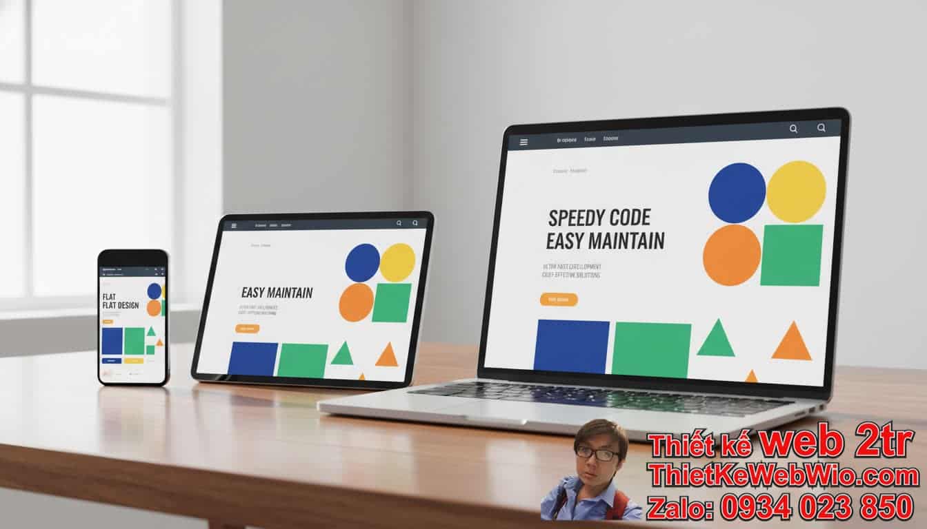 Thiết Kế Website Giá Rẻ Kiểu Hiện Đại, Phẳng (Flat) Có Thật Không? Thiết Kế Website Giá Rẻ Kiểu Hiện Đại, Phẳng (Flat) Có Thật Không?