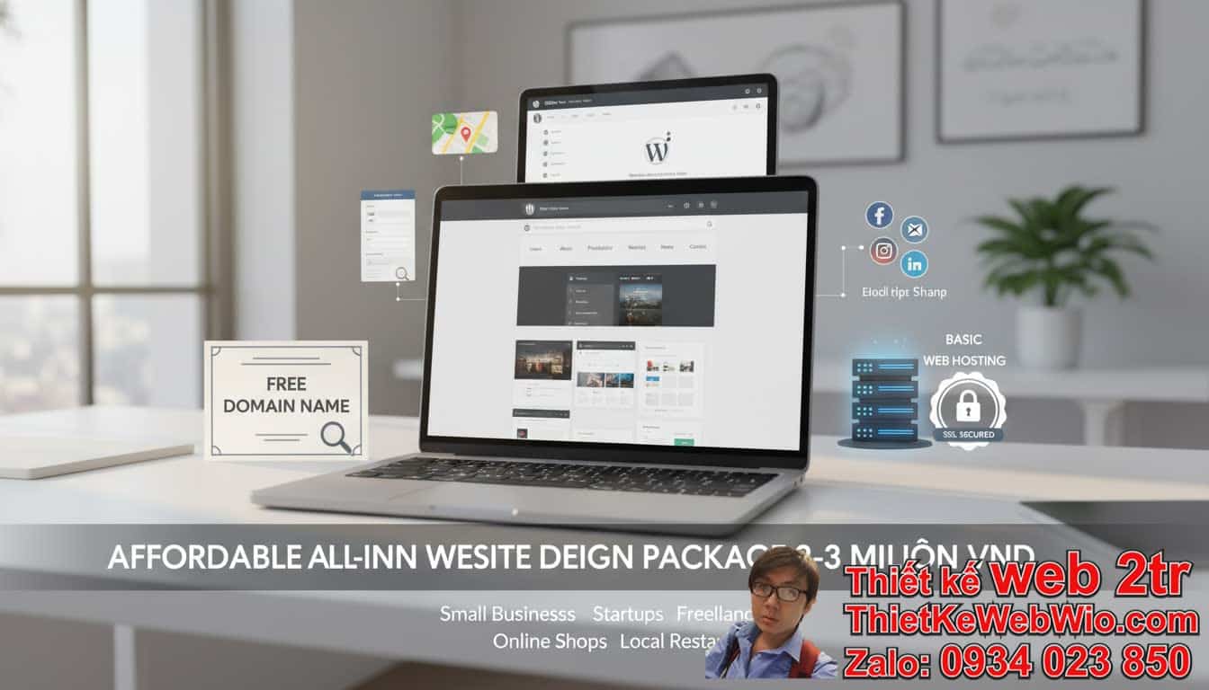 Thiết kế website giá rẻ trọn gói 2 – 3 triệu có những đặc điểm gì? Thiết kế website giá rẻ trọn gói 2 – 3 triệu có những đặc điểm gì?