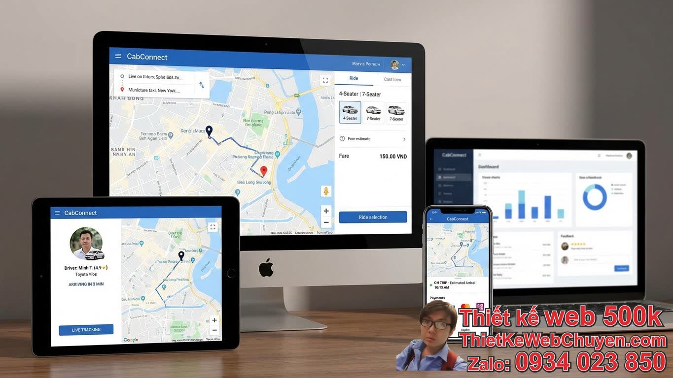 Thiết kế website taxi 4 chỗ, 7 chỗ: Những Tính Năng Quan Trọng Nào Cần Có? Thiết kế website taxi 4 chỗ, 7 chỗ: Những Tính Năng Quan Trọng Nào Cần Có?