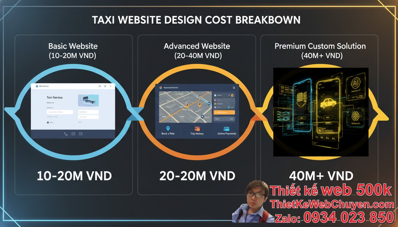 Thiết kế website taxi giá bao nhiêu là hợp lý? Thiết kế website taxi giá bao nhiêu là hợp lý?