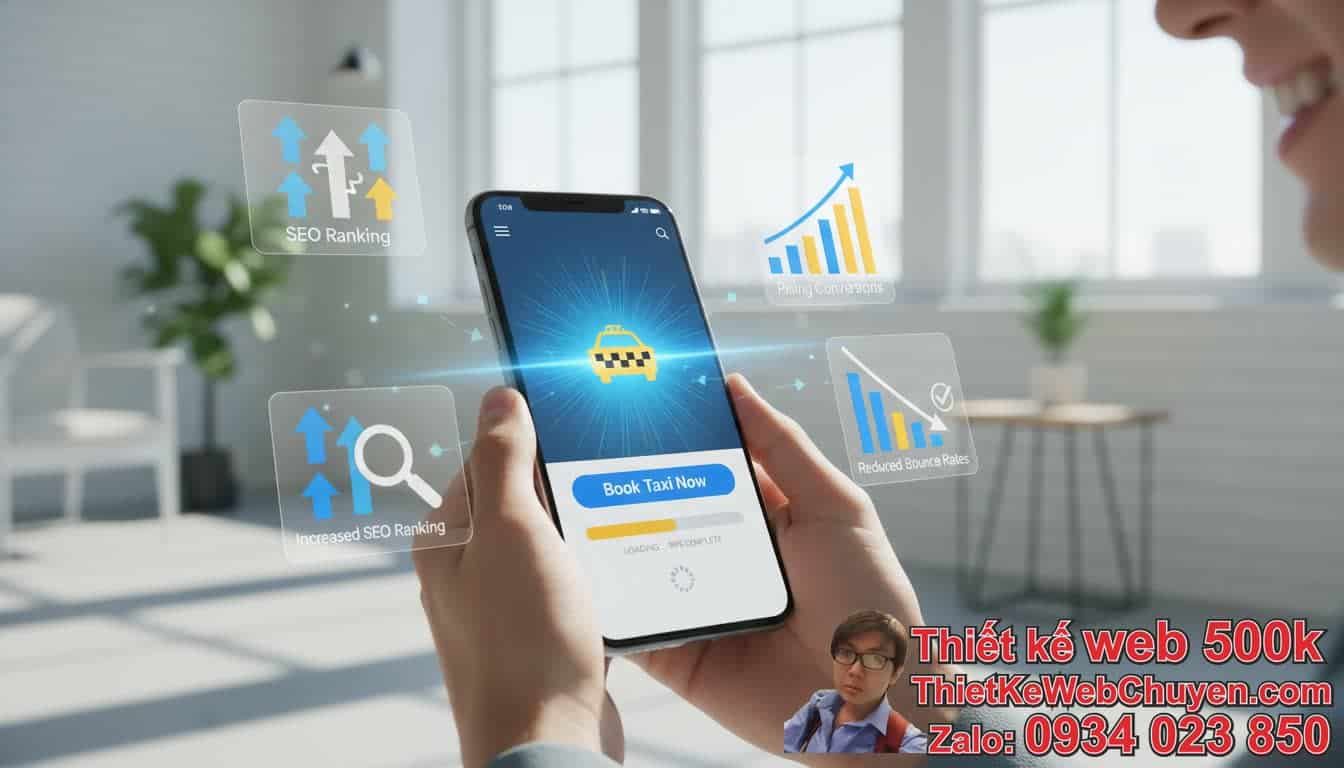 Thiết kế website taxi load nhanh: Lợi ích vượt trội mang lại cho doanh nghiệp Thiết kế website taxi load nhanh: Lợi ích vượt trội mang lại cho doanh nghiệp