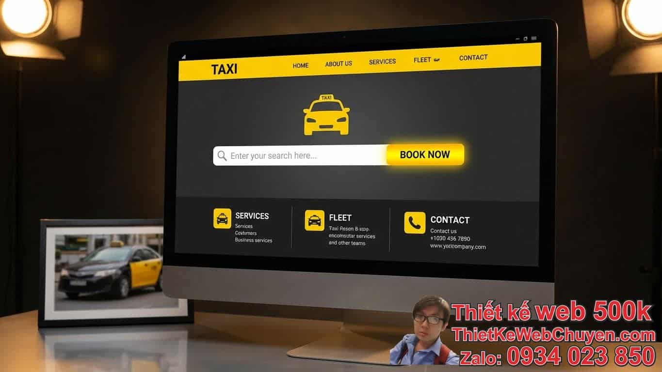 Thiết kế Website Taxi Màu Vàng – Đen: Tại Sao Màu Vàng – Đen Lại Quan Trọng
Trong Ngành Taxi? Thiết kế Website Taxi Màu Vàng – Đen: Tại Sao Màu Vàng – Đen Lại Quan Trọng
Trong Ngành Taxi?