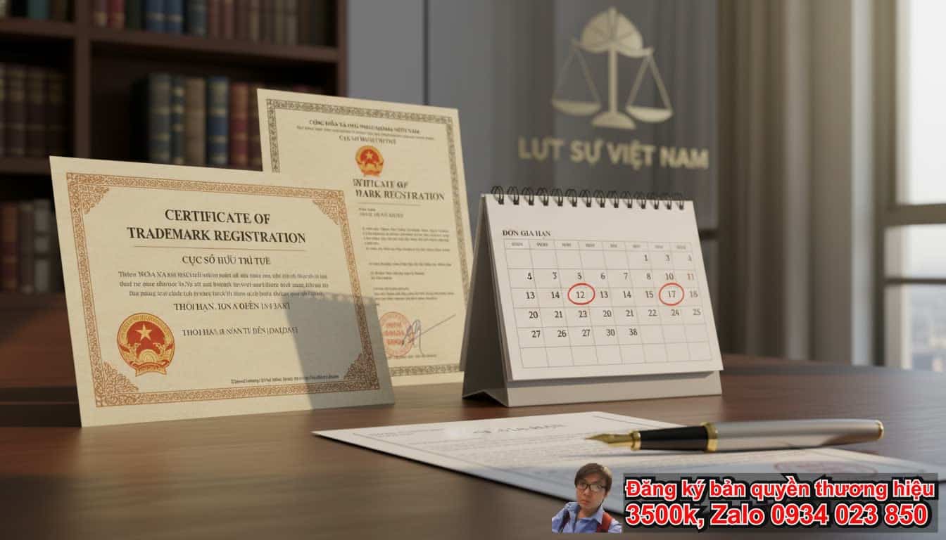 Thời hạn bảo hộ bản quyền nhãn hiệu được quy định như thế nào?