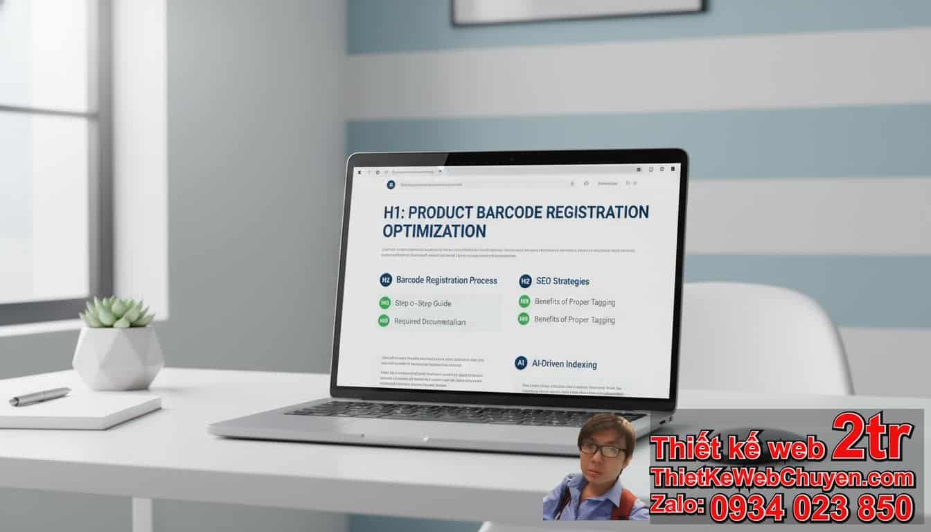 Tối ưu Heading H1 H2 H3 là gì và tại sao lại quan trọng trong việc đăng ký mã
vạch sản phẩm?