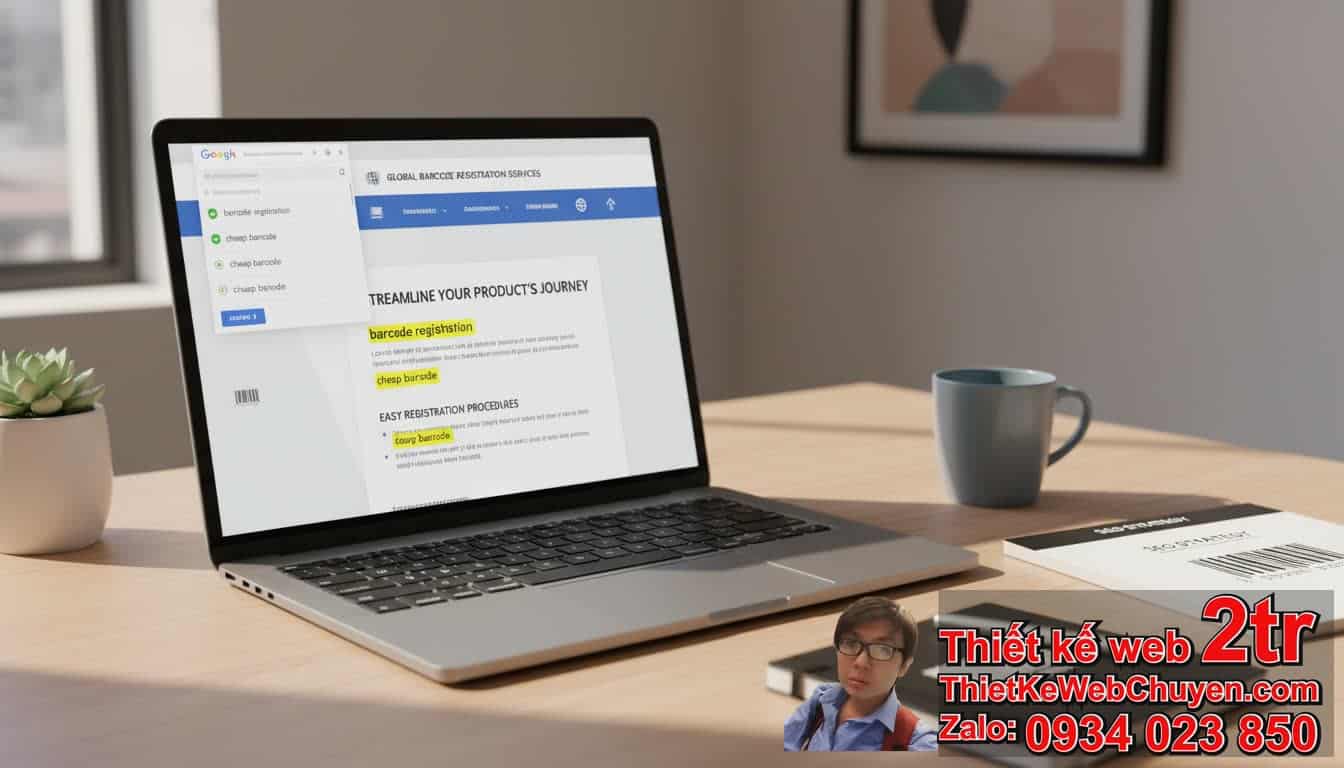 Tối ưu Onpage để lên Google: Tại Sao Lại Quan Trọng Đối Với Dịch Vụ Đăng Ký Mã
Vạch Sản Phẩm?