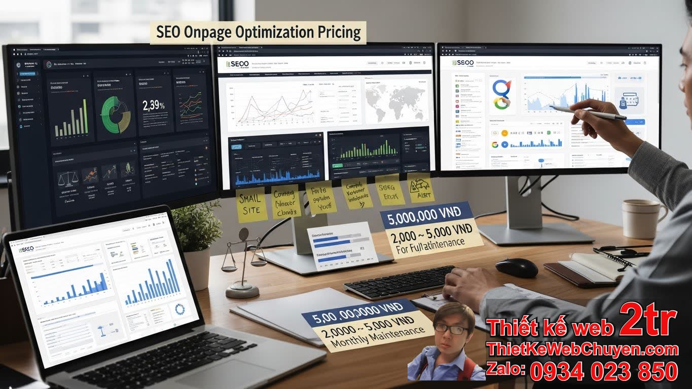 Tối ưu SEO Onpage Bao Nhiêu Tiền Là Hợp Lý Trong Ngành Thiết Kế Website? Tối ưu SEO Onpage Bao Nhiêu Tiền Là Hợp Lý Trong Ngành Thiết Kế Website?