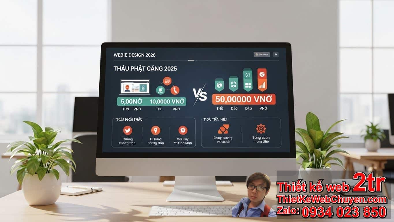 Tổng quan về giá thiết kế website 2025 và giá thiết kế website 2026