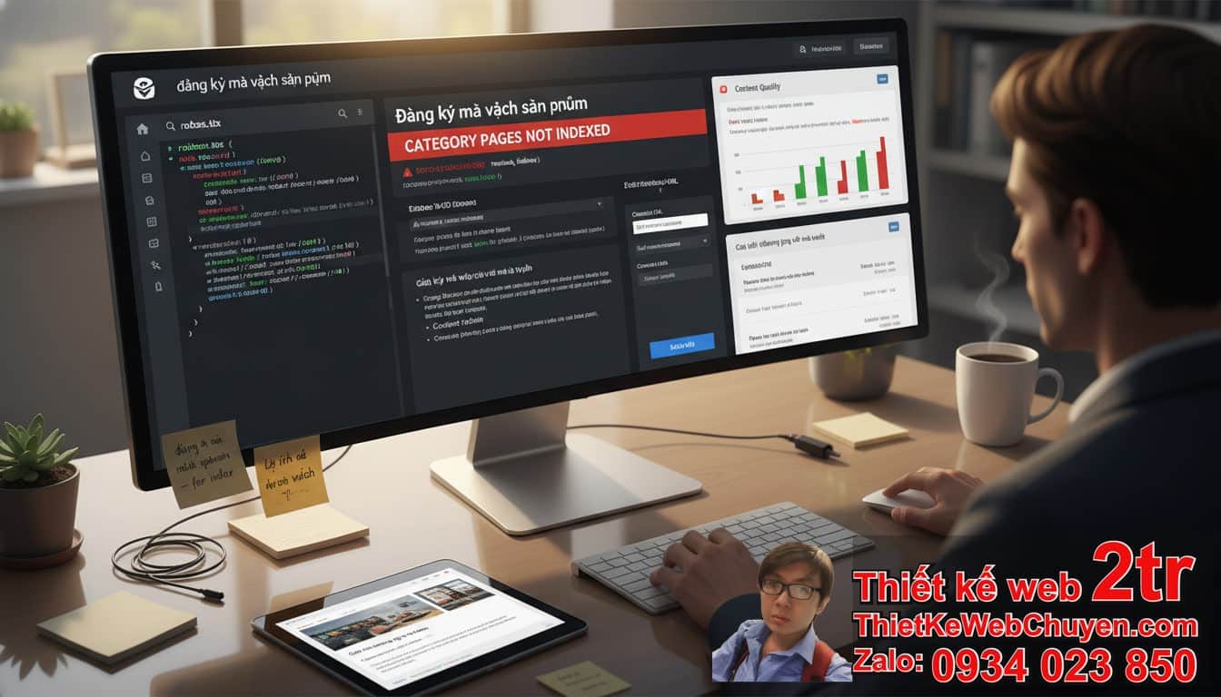 Trang danh mục không index phải làm sao? – Hướng dẫn chi tiết khắc phục sự cố Trang danh mục không index phải làm sao? – Hướng dẫn chi tiết khắc phục sự cố