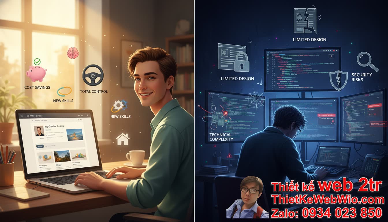 Tự làm web có phải là giải pháp tiết kiệm hiệu quả?