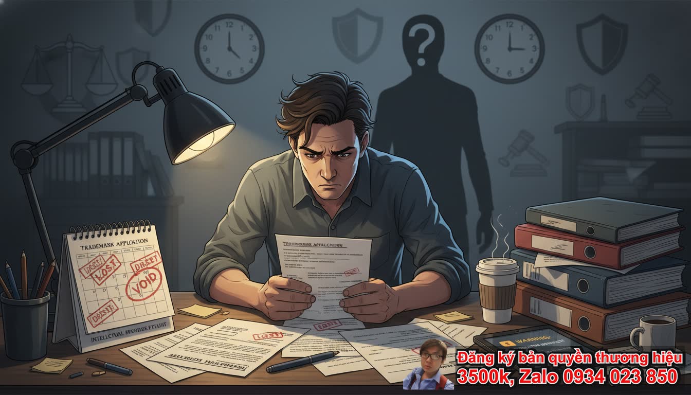 Tự nộp hồ sơ đăng ký bản quyền nhãn hiệu có những rủi ro nào?