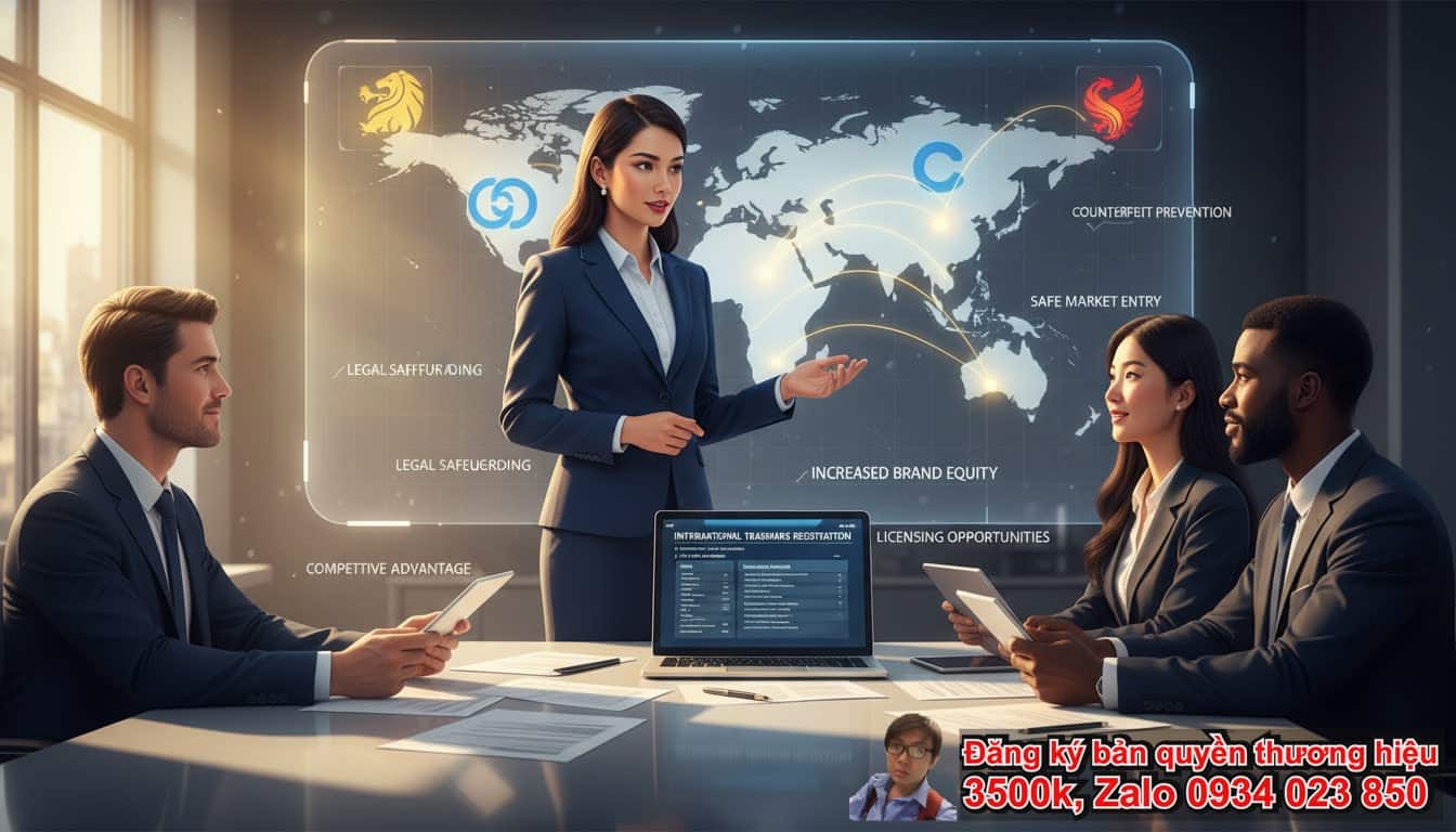 Tư vấn đăng ký bản quyền nhãn hiệu quốc tế cho doanh nghiệp Việt Nam: Tại sao
cần và lợi ích?