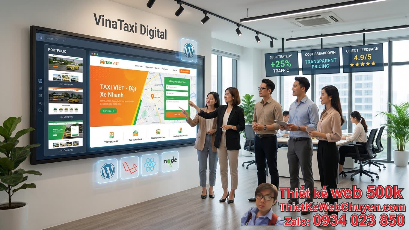 Web Design for Taxi Company in Vietnam: Làm thế nào để chọn đơn vị thiết kế web
uy tín? Web Design for Taxi Company in Vietnam: Làm thế nào để chọn đơn vị thiết kế web
uy tín?