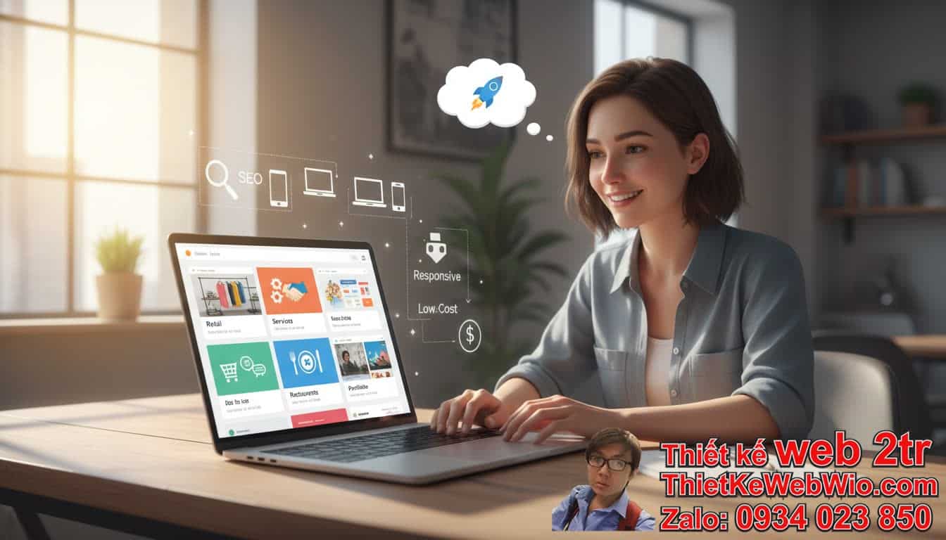 Web giá rẻ dựng sẵn cho doanh nghiệp nhỏ là gì?