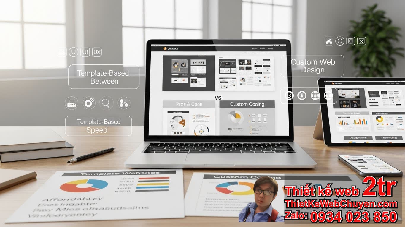 Web theo mẫu có rẻ hơn không?