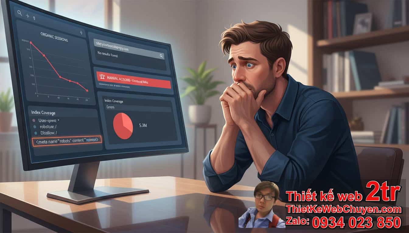 Website bị deindex: Website của bạn có bị loại bỏ khỏi chỉ mục tìm kiếm không?