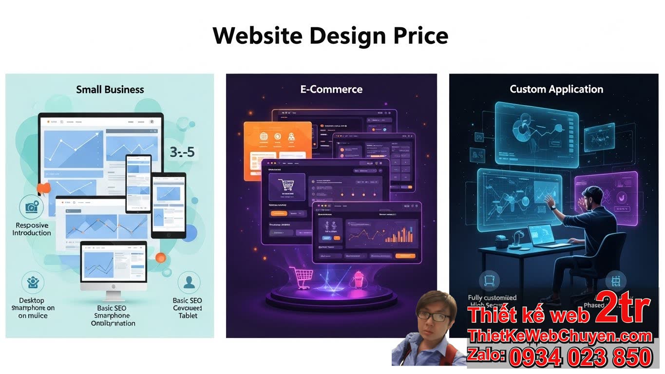 Website design price là bao nhiêu? Hướng dẫn xác định chi phí thiết kế website