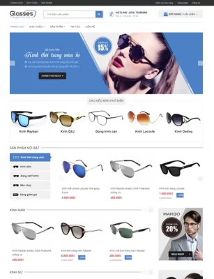 mẫu giao diện thời trang đẹp 13