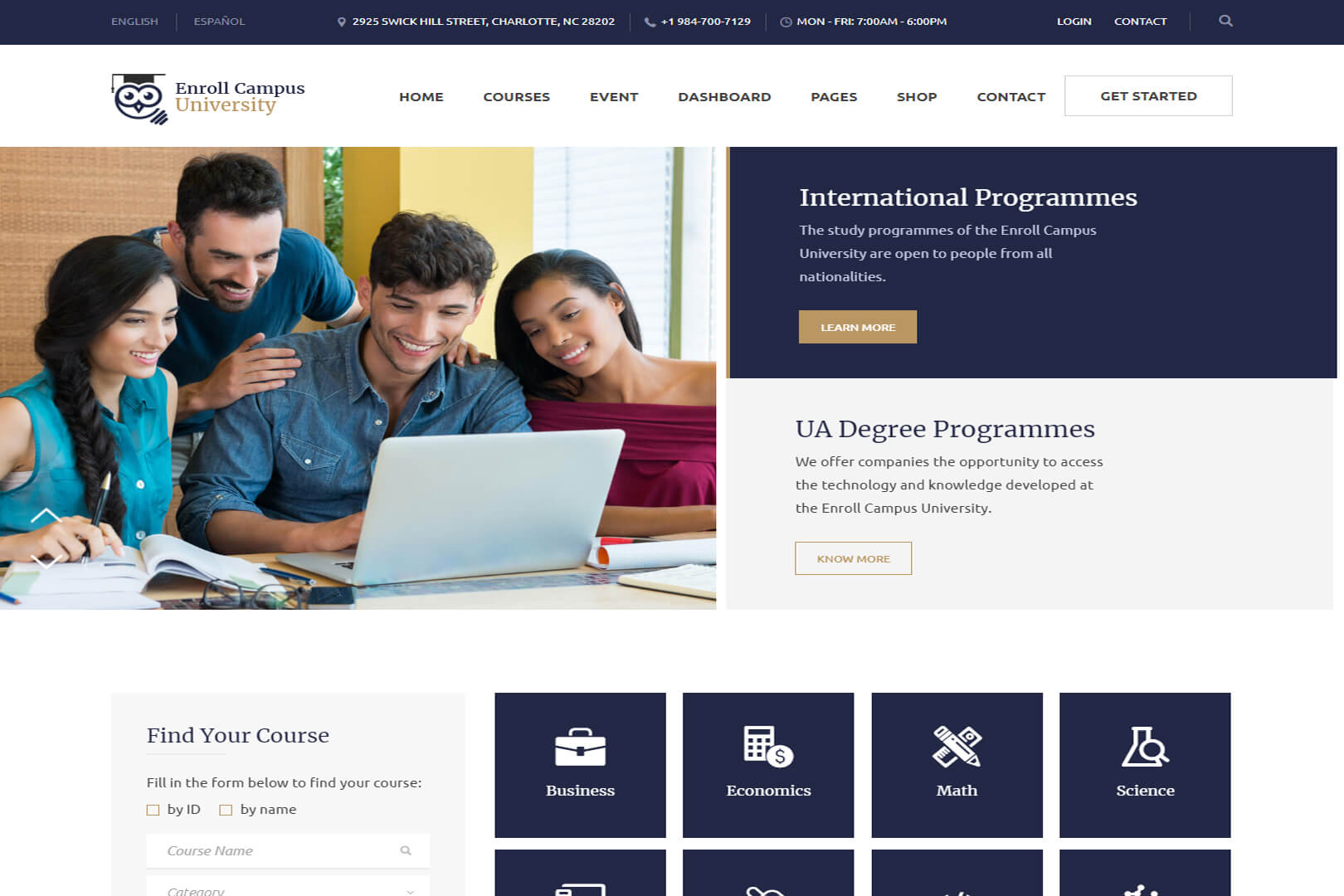 thiết kế website giáo dục 2