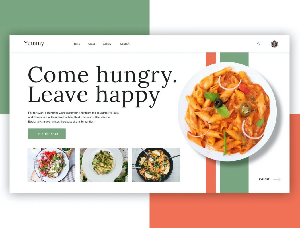thiết kế website thực phẩm 7