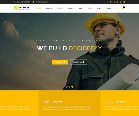 thiết kế website xây dựng 2