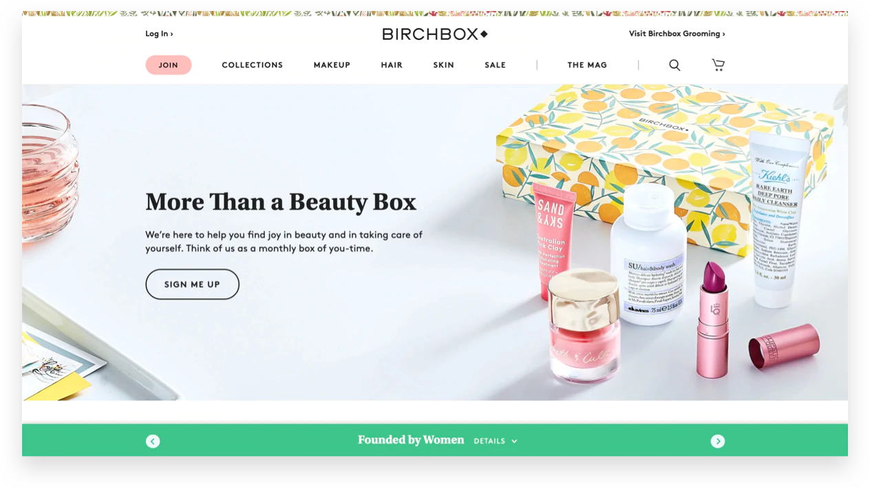 website bán mỹ phẩm