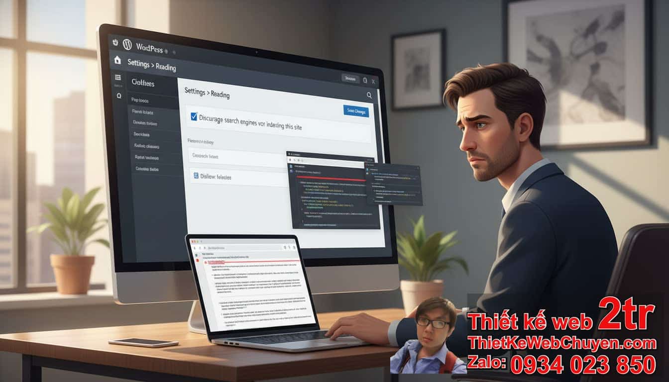 WordPress Bị Noindex Do Setting Reading: Nguyên Nhân Chính Gây Ảnh Hưởng Đến SEO