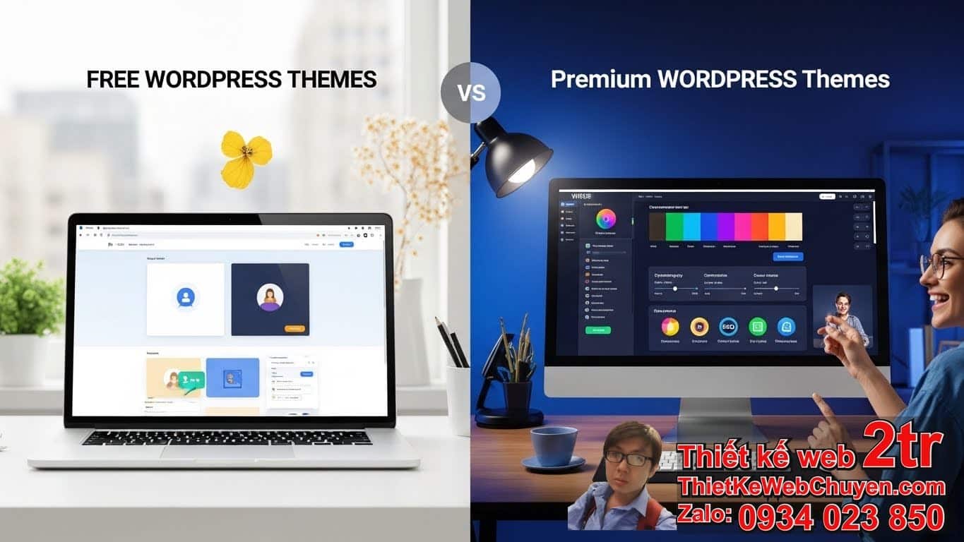 WordPress dùng theme có sẵn giá bao nhiêu? Phân loại theme và mức phí